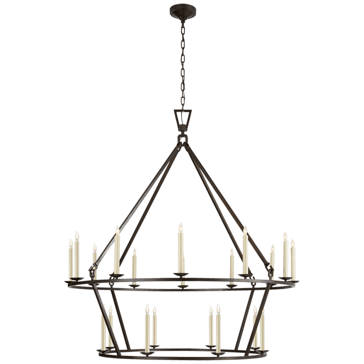 Visual Comfort Darlana Extra Large Two-Tier Chandelier