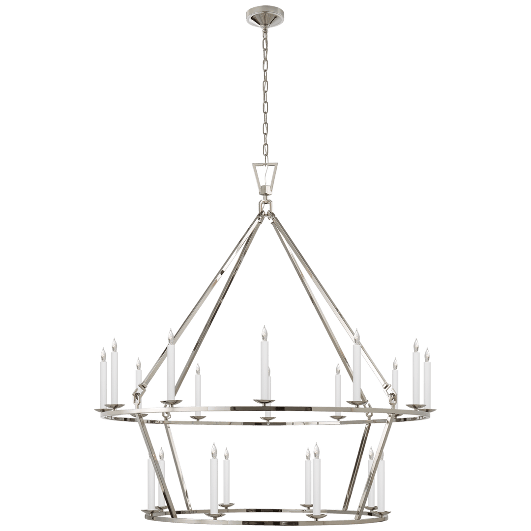 Visual Comfort Darlana Extra Large Two-Tier Chandelier