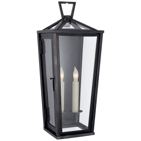 Visual Comfort Darlana Small Tall 3/4 Wall Lantern