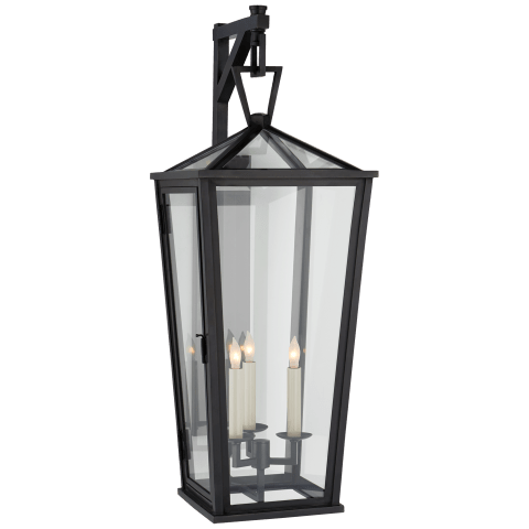 Visual Comfort Darlana Large Tall Bracketed Wall Lantern