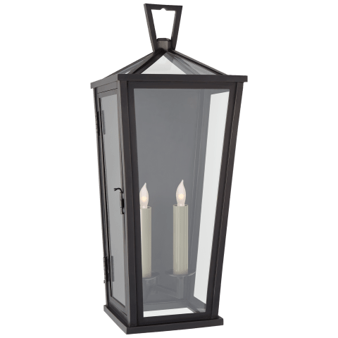 Visual Comfort Darlana Medium Tall 3/4 Wall Lantern