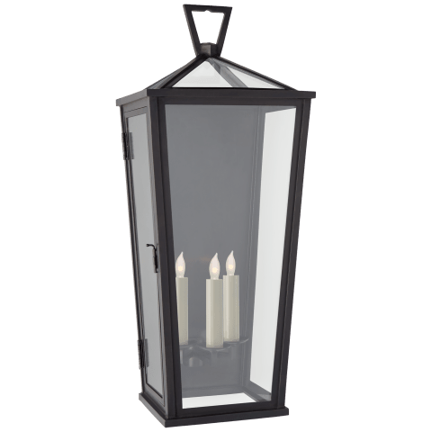 Visual Comfort Darlana Large Tall 3/4 Wall Lantern