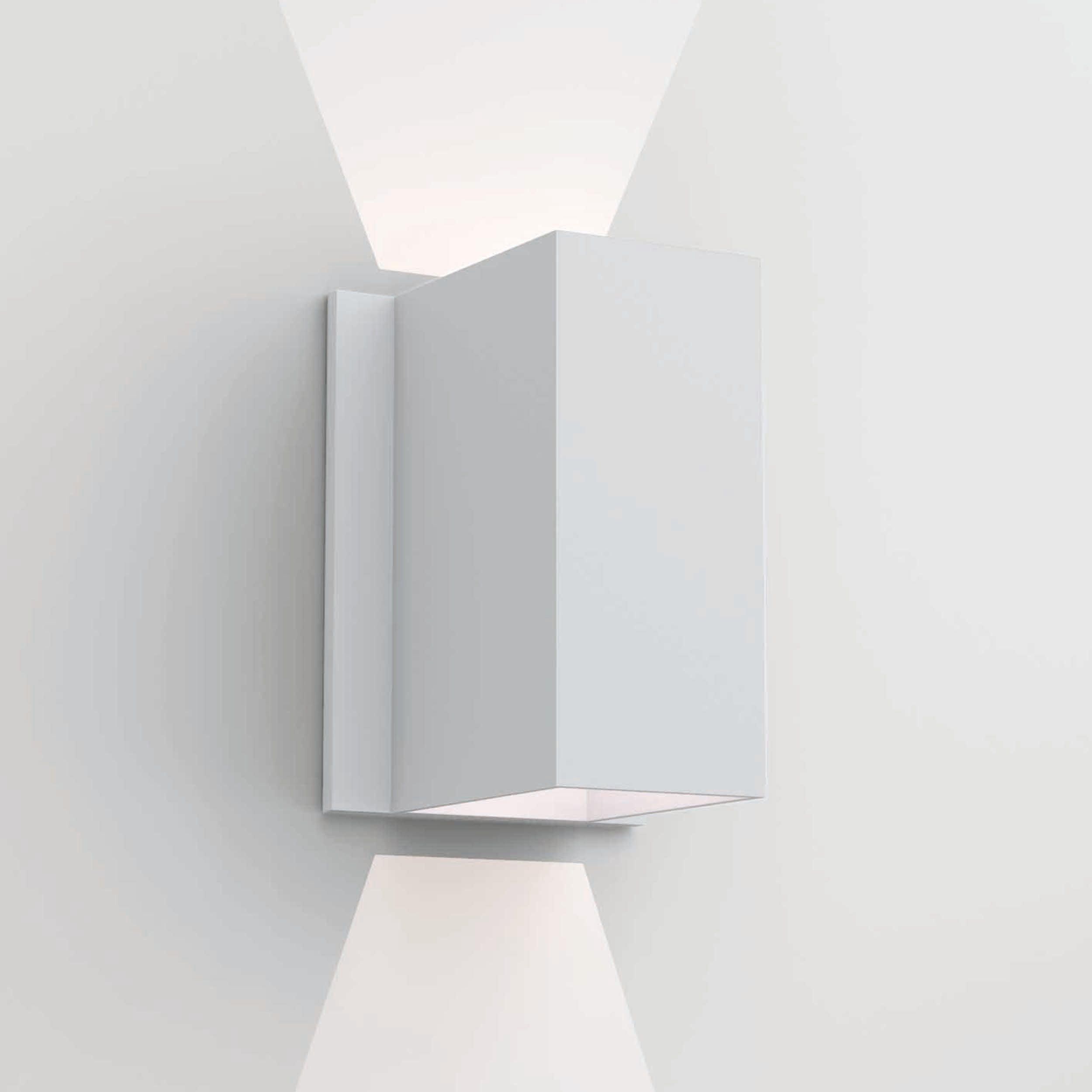 Astro Lighting Oslo Wall Light Fixtures Astro Lighting 4.17x4.33x6.3 Textured White Yes (Integral), High Power LED