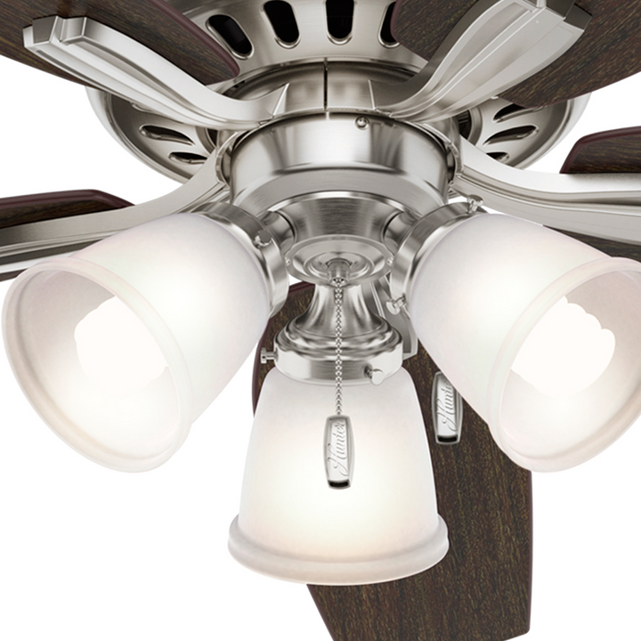 Hunter 52 inch Newsome Ceiling Fan with LED Light Kit Indoor Ceiling Fans Hunter   