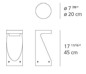 Artemide Ippolito 45 Floor Outdooor Lamps Artemide   