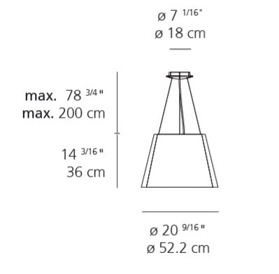 Artemide TOLOMEO MEGA OUTDOOR SUSPENSION