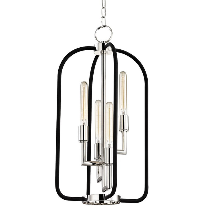 ANGLER - 4 LIGHT CHANDELIER Chandeliers Hudson Valley Lighting Polished Nickel  