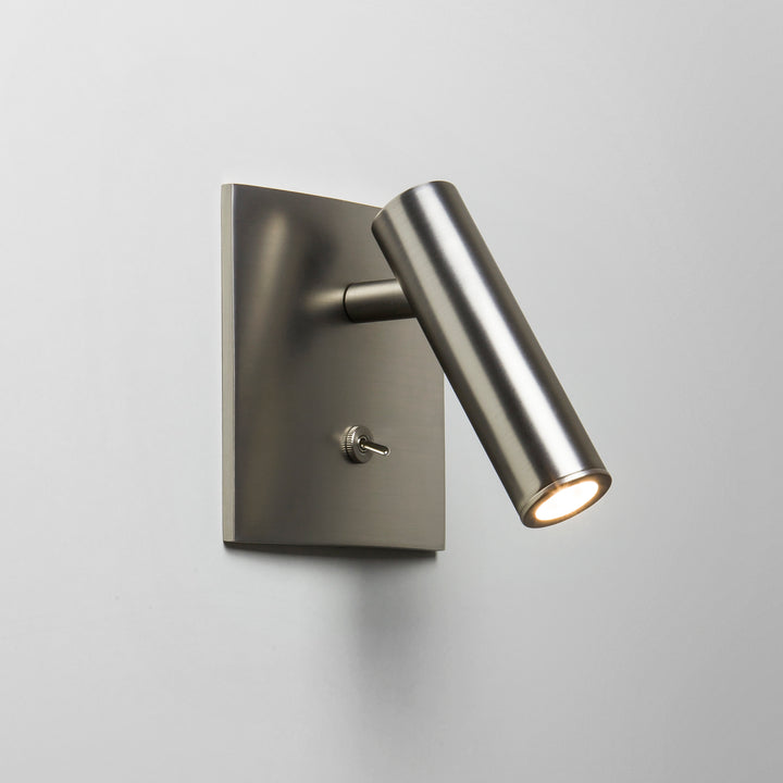 Astro Lighting Enna Square Switched Wall Sconces Astro Lighting 5.12x4.33x4.33 Matt Nickel Yes (Integral), High Power LED