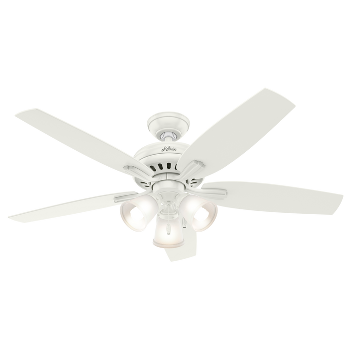 Hunter 52 inch Newsome Ceiling Fan with LED Light Kit Indoor Ceiling Fans Hunter   