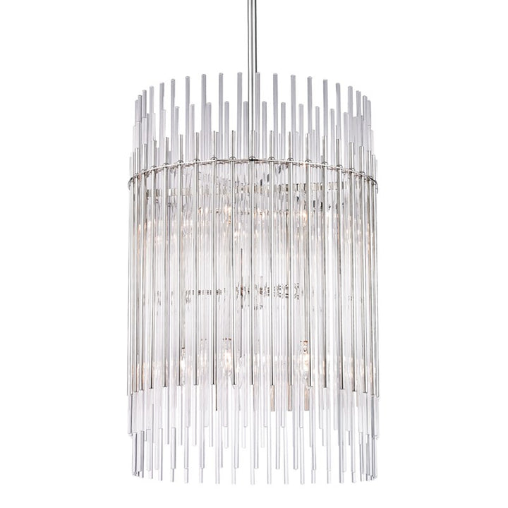 Wallis - 10 LIGHT PENDANT Chandeliers Hudson Valley Lighting Polished Nickel  