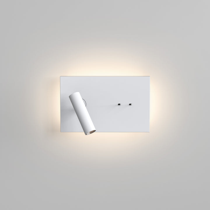 Astro Lighting Edge Reader Mini Wall Sconces Astro Lighting 3.46x5.94x9.49 Matt White Yes (Integral), LED Strip