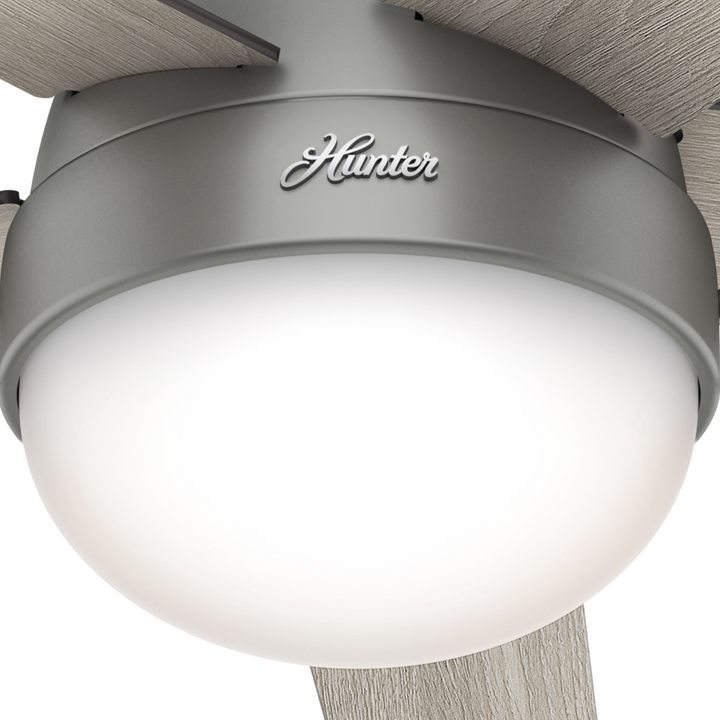 Hunter 46 inch Anslee Ceiling Fan with LED Light Kit and Pull Chain Indoor Ceiling Fans Hunter