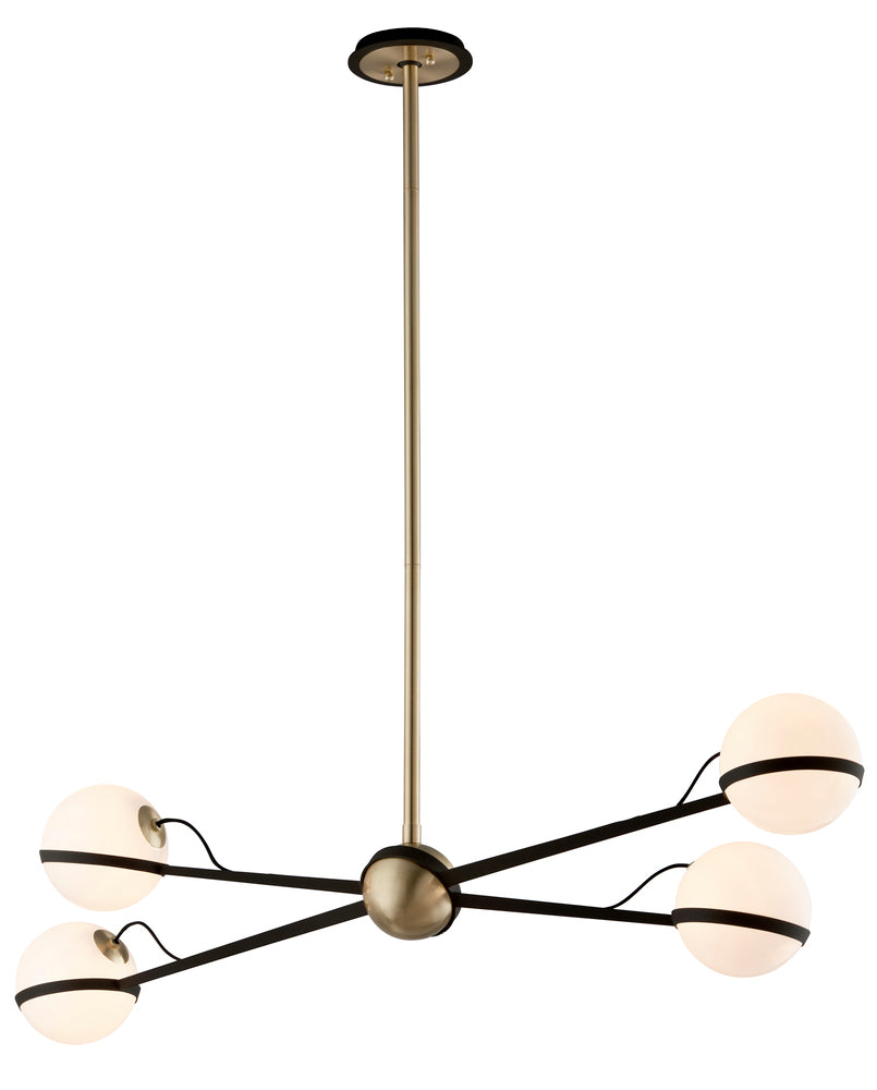 Troy ACE 4LT ISLAND F5307 Linear Chandeliers Troy Lighting Bronze  