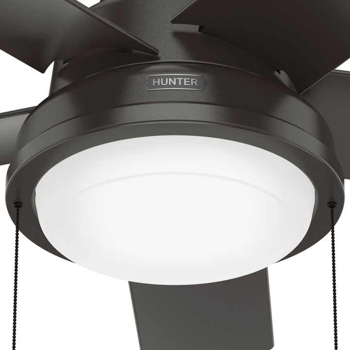 Hunter 44 inch Seawall Indoor / Outdoor Ceiling Fan with LED Light Kit and Pull Chain Indoor Ceiling Fans Hunter