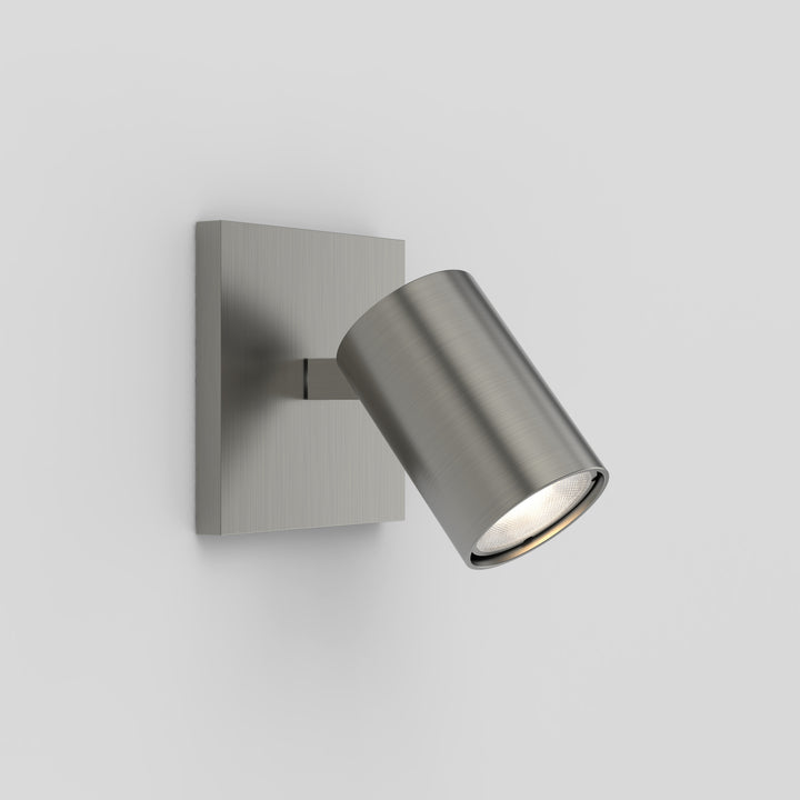 Astro Lighting Ascoli Single Wall Sconces Astro Lighting 4.72x4.25x4.92 Matt Nickel No, GU10