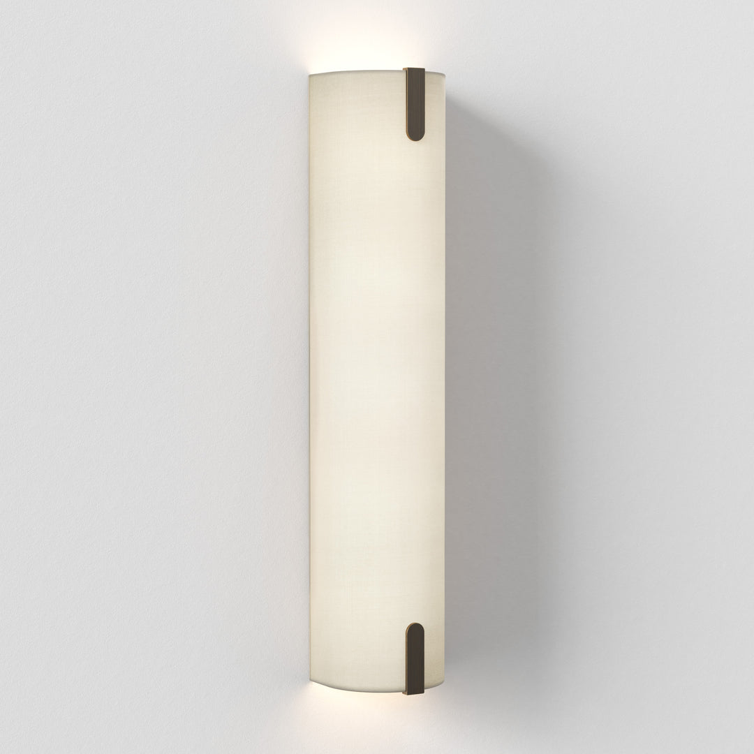 Astro Lighting Elba Wall Wall Sconces Astro Lighting 3.94x4.92x23.62 Putty Fabric No, LED E26/Medium