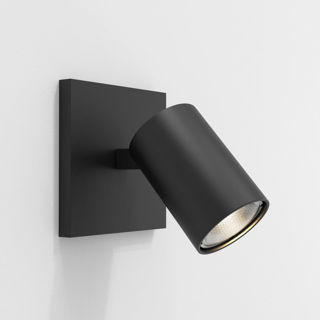 Astro Lighting Ascoli Single Wall Sconces Astro Lighting 4.72x4.25x4.92 Matt Black No, GU10