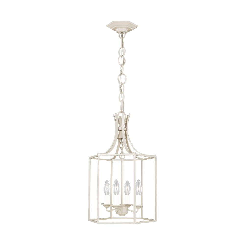 Generation Lighting  4 - Light Lantern AC1004BLH Pendants Generation Lighting Pink  