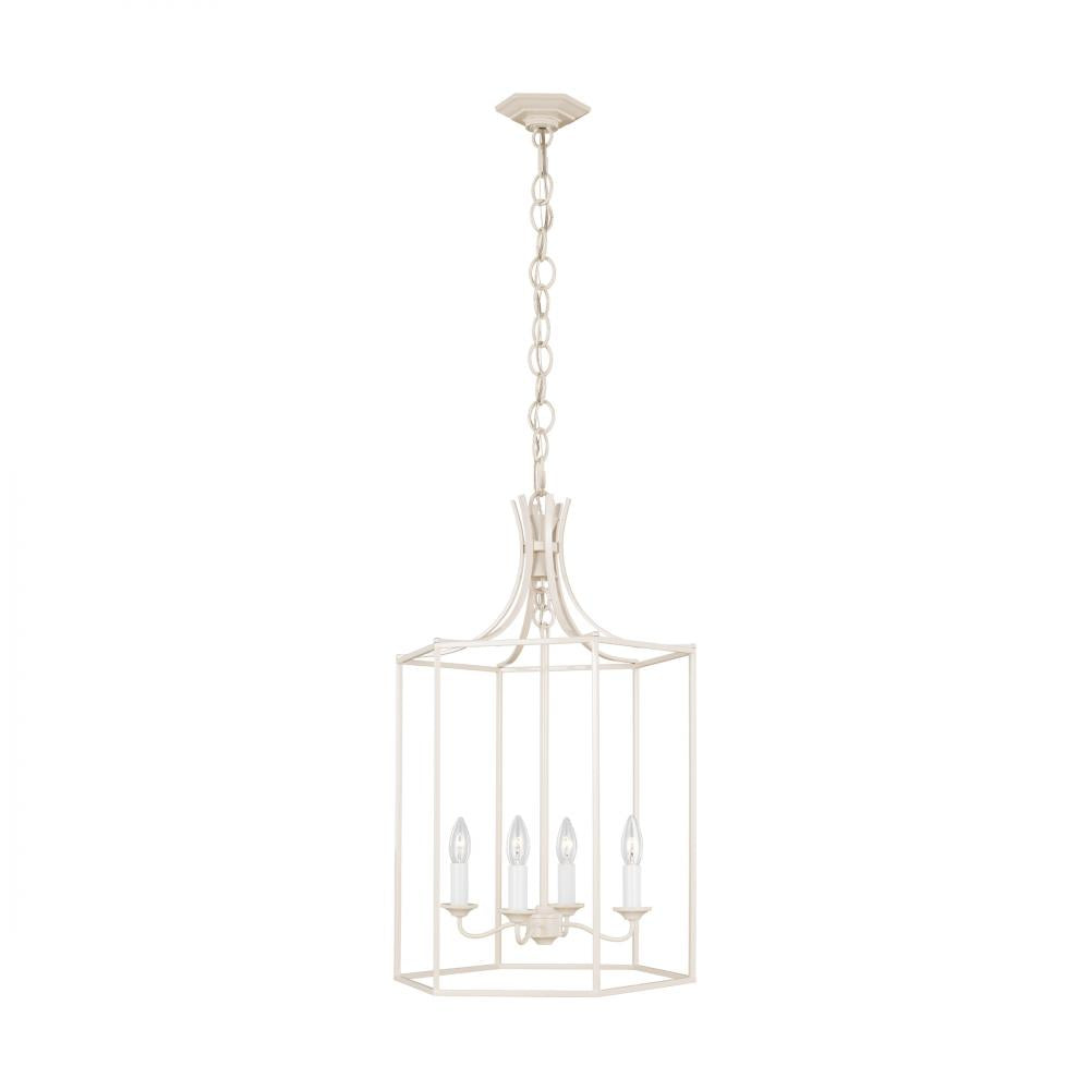 Generation Lighting  4 - Light Lantern AC1014BLH Pendants Visual Comfort Studio Collection Pink  