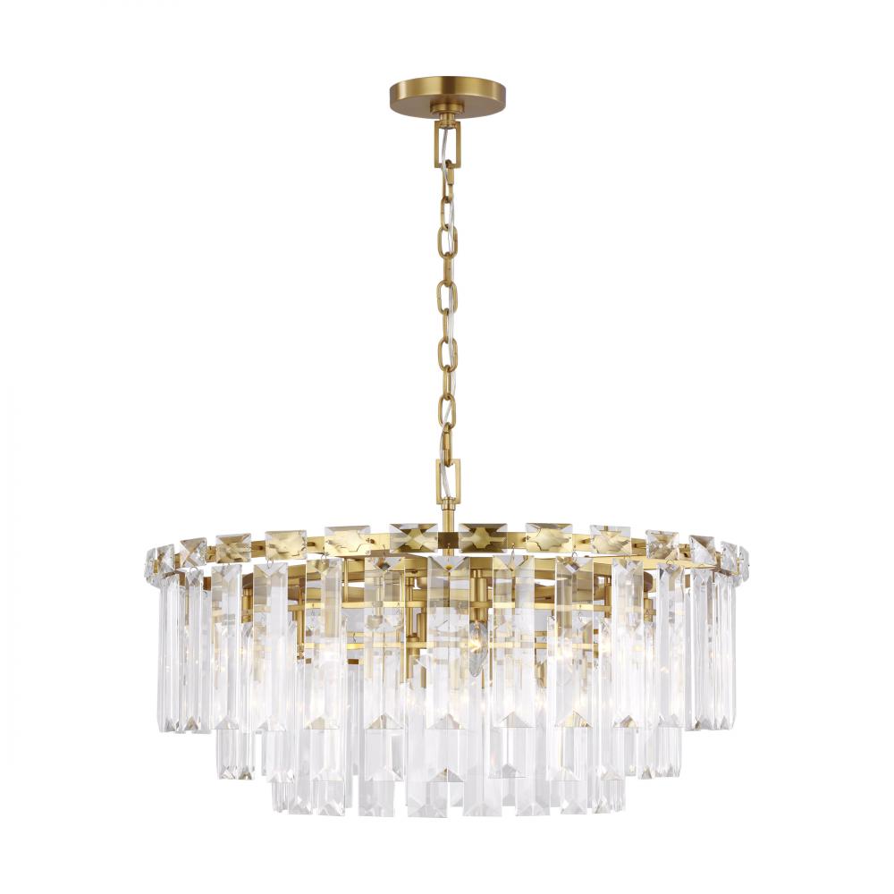 Generation Lighting  16 - Light Large Chandelier CC12716BBS Chandeliers Visual Comfort Studio Collection Brass  