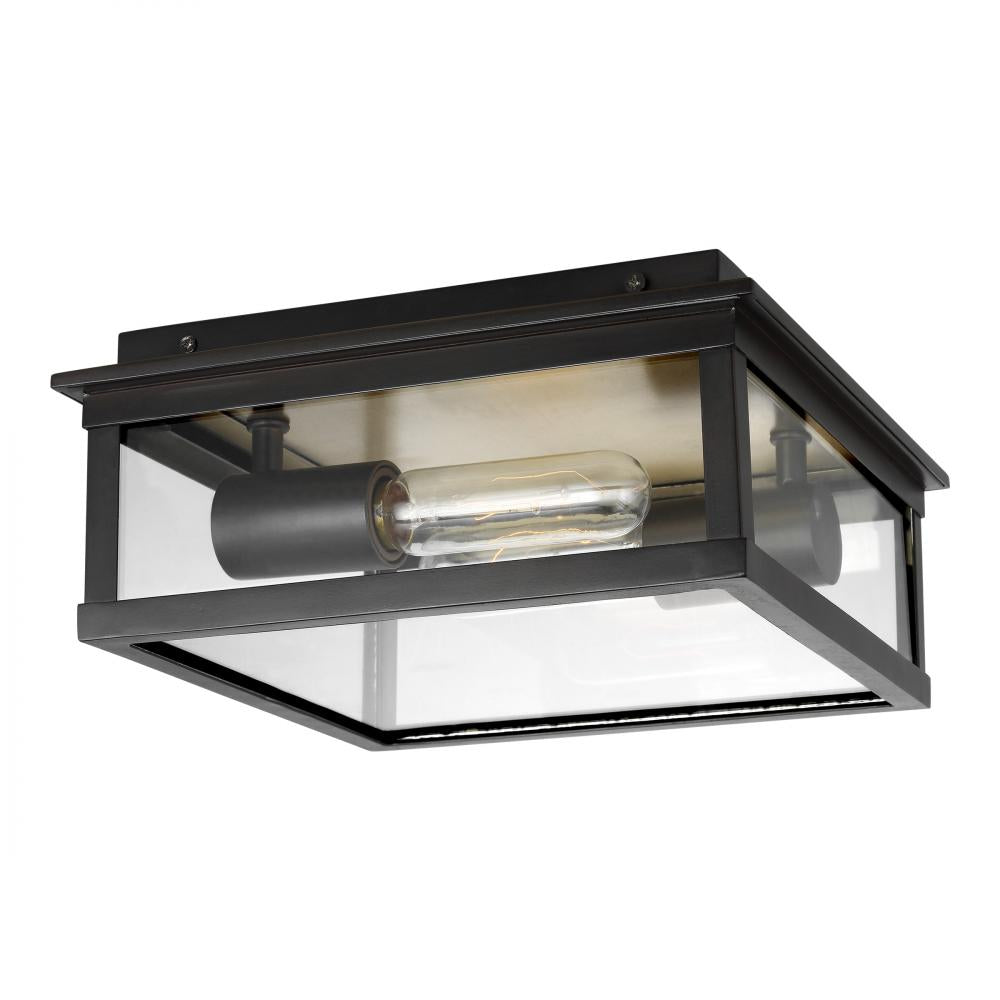 Generation Lighting  2 - Light Outdoor Flush Mount CO1172HTCP Ceiling Flush Mounts Generation Lighting Copper  