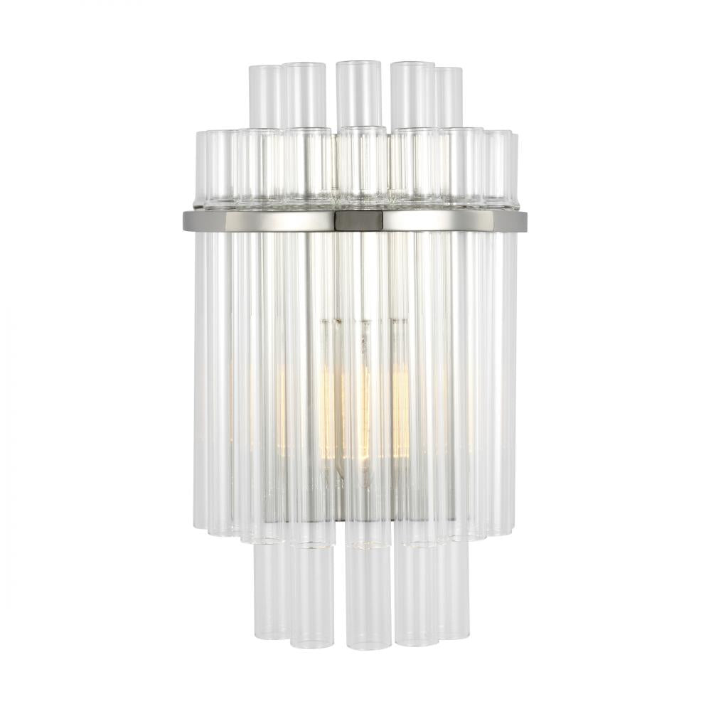 Generation Lighting  1 - Light Wall Sconce CW1071PN Wall Sconces Generation Lighting   