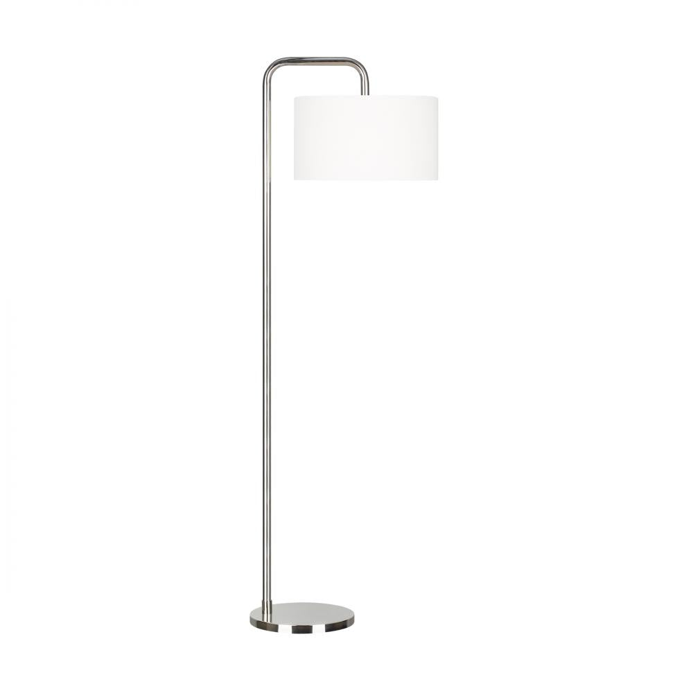 Generation Lighting  1 - Light Floor Lamp ET1341PN1 Floor Lamps Generation Lighting Nickel  