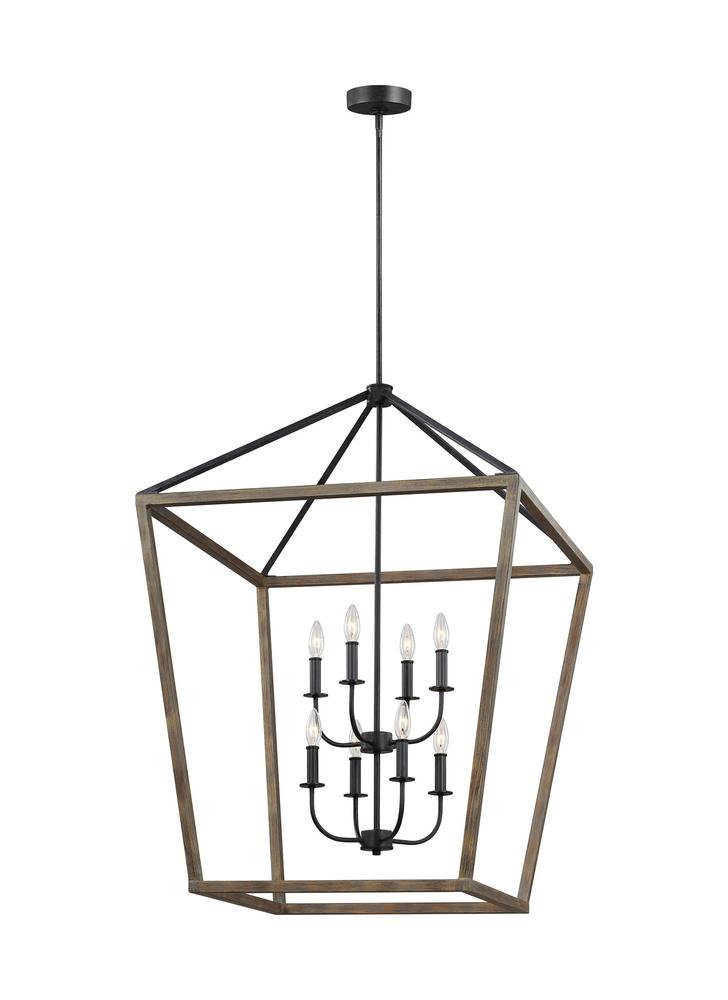 Generation Lighting - Feiss 8 - Light Chandelier F3194/8WOW/AF Chandeliers Generation Lighting Wood  