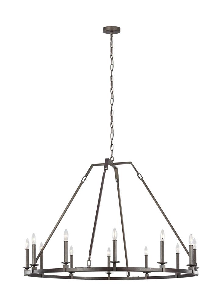 Generation Lighting - Feiss 12 - Light Chandelier F3216/12SMS Chandeliers Visual Comfort Studio Collection Steel  