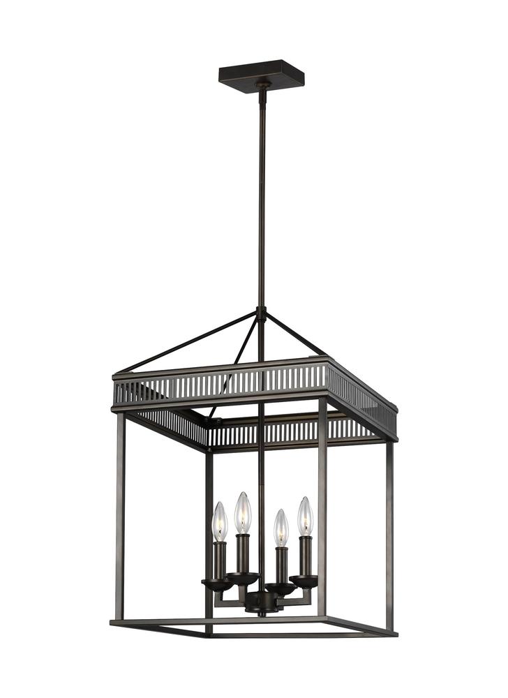 Generation Lighting - Feiss 4 - Light Chandelier F3275/4 Chandeliers Generation Lighting Bronze  