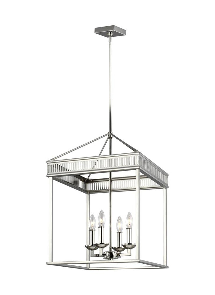 Generation Lighting - Feiss 4 - Light Chandelier F3275/4 Chandeliers Visual Comfort Studio Collection Nickel  