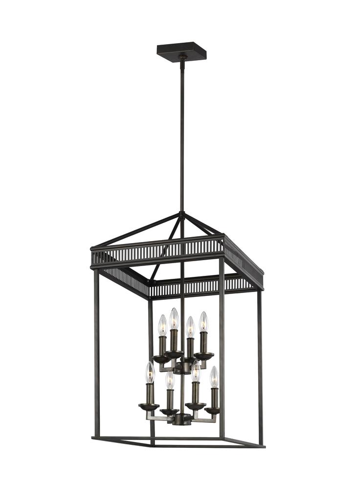 Generation Lighting - Feiss 8 - Light Chandelier F3276/8 Chandeliers Generation Lighting Bronze  