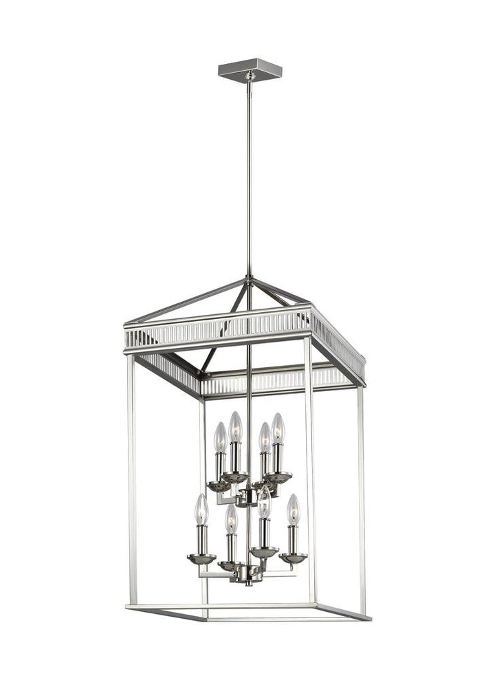 Generation Lighting - Feiss 8 - Light Chandelier F3276/8 Chandeliers Visual Comfort Studio Collection Nickel  