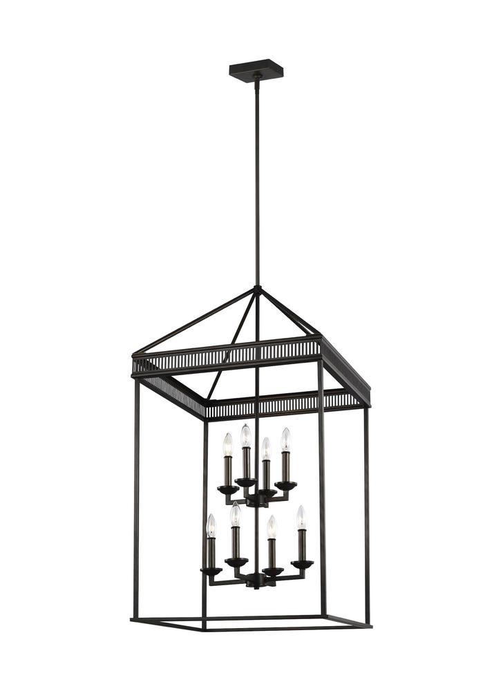 Generation Lighting - Feiss 8 - Light Chandelier F3277/8 Chandeliers Generation Lighting Bronze  