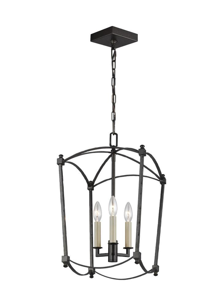 Generation Lighting - Feiss 3-Light Chandelier F3321/3 Chandeliers Generation Lighting Steel  