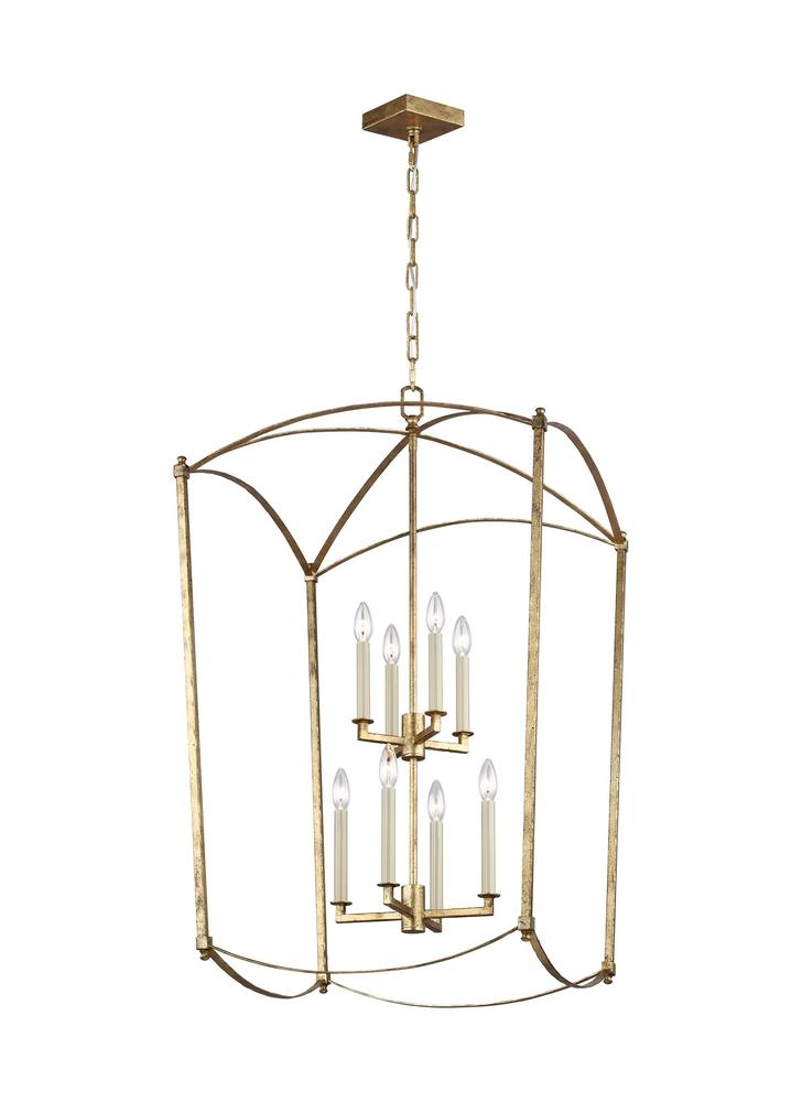 Generation Lighting - Feiss 8-Light Chandelier F3324/8 Chandeliers Generation Lighting Gold  