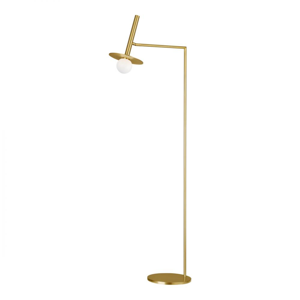 Generation Lighting  1 - Light Floor Lamp KT1011BBS2 Floor Lamps Generation Lighting Brass  