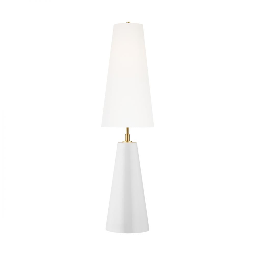 Generation Lighting  1 - Light Table Lamp KT1201ARC1 Table Lamps Generation Lighting Brass|White  