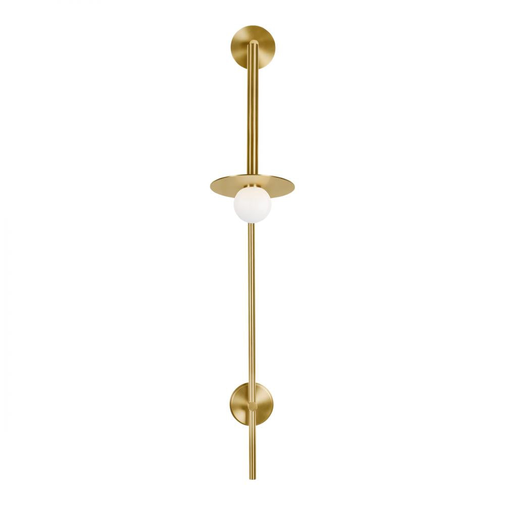 Generation Lighting  1 - Light Large Pivot Wall Sconce KW1031BBS Wall Sconces Visual Comfort Studio Collection Brass  