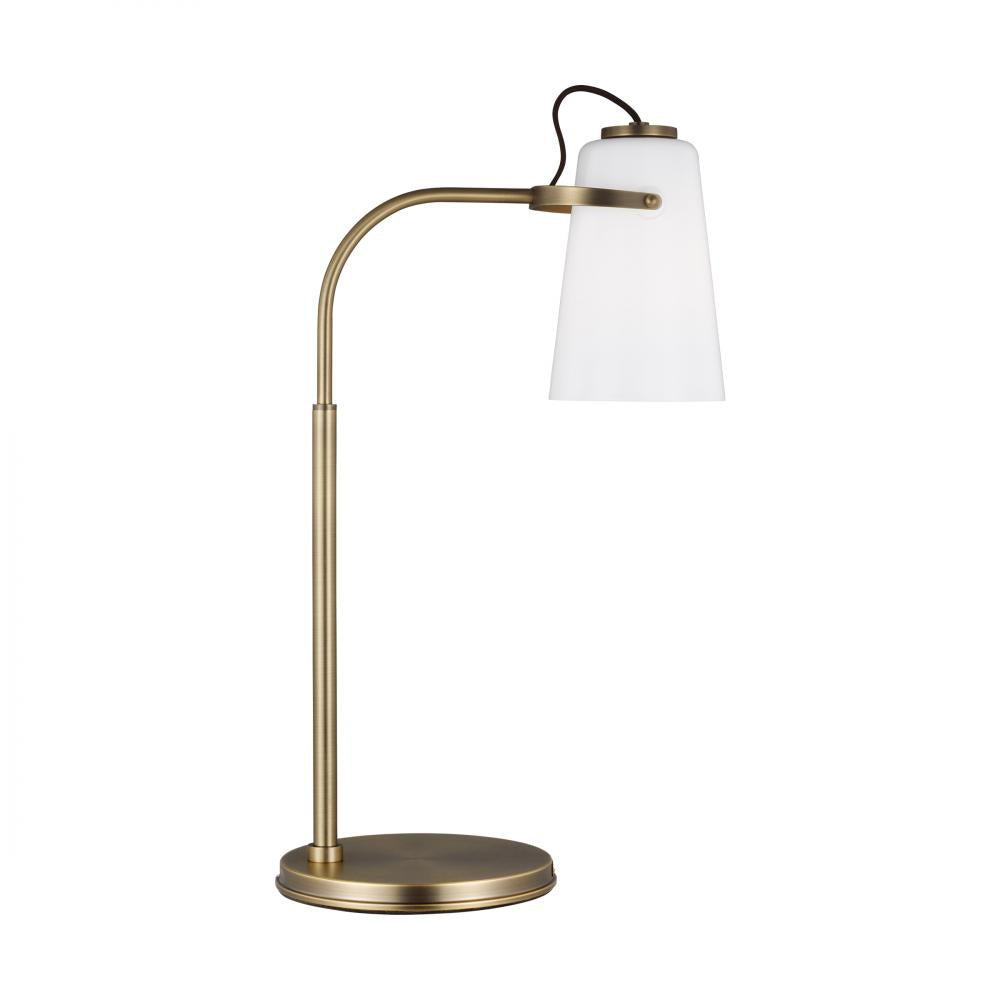 Generation Lighting  1 - Light Task Table Lamp LT1001TWB1 Table Lamps Generation Lighting Brass  