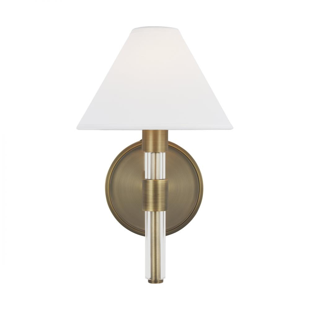 Generation Lighting  1 - Light Vanity LW1041TWB Wall Sconces Generation Lighting Brass  