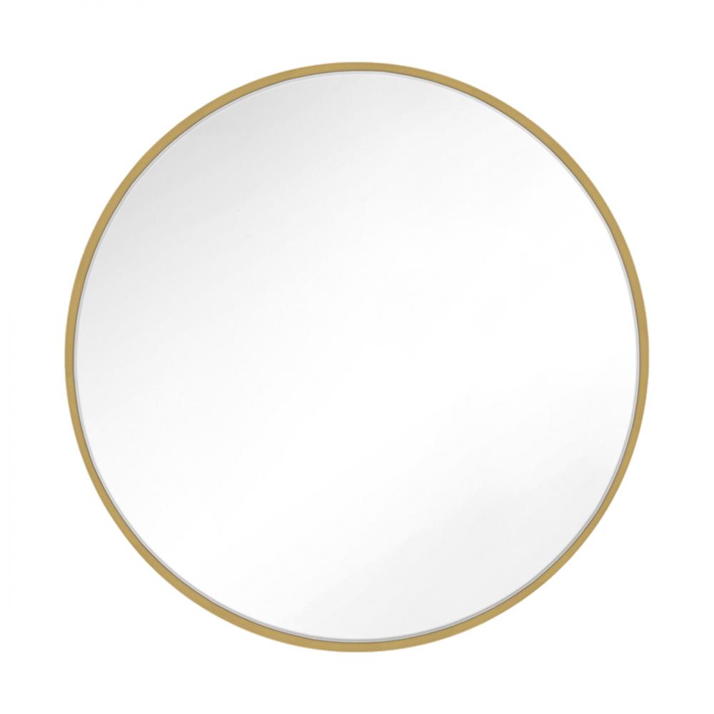 Generation Lighting - Feiss Kit Round Mirror MR1301BBS Vanity Mirrors Visual Comfort Studio Collection Antique Brass  