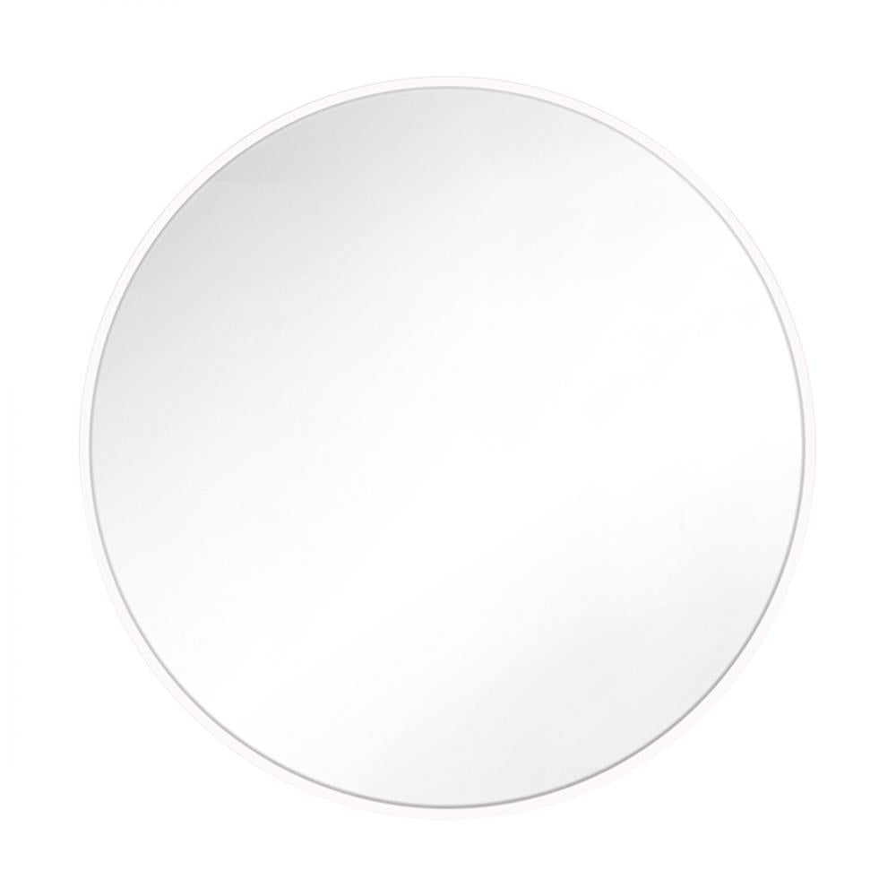 Generation Lighting - Feiss Kit Round Mirror MR1301MWT Vanity Mirrors Generation Lighting White  