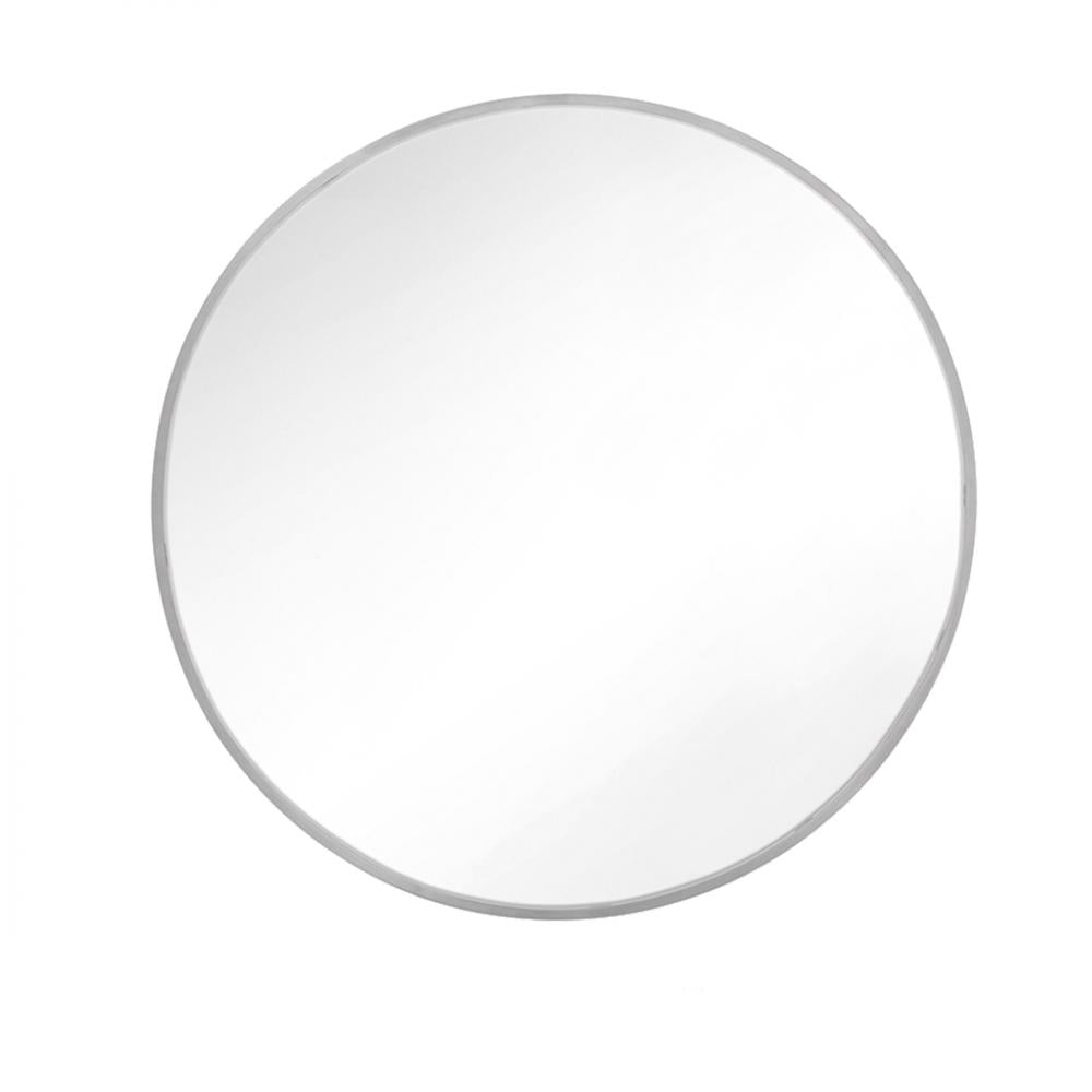 Generation Lighting - Feiss Kit Round Mirror MR1301SN Vanity Mirrors Generation Lighting Nickel  