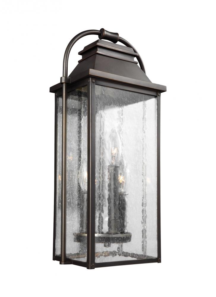 Generation Lighting - Feiss 3 - Light Outdoor Wall Lantern OL13200 Outdoor Wall Lights Generation Lighting Bronze  