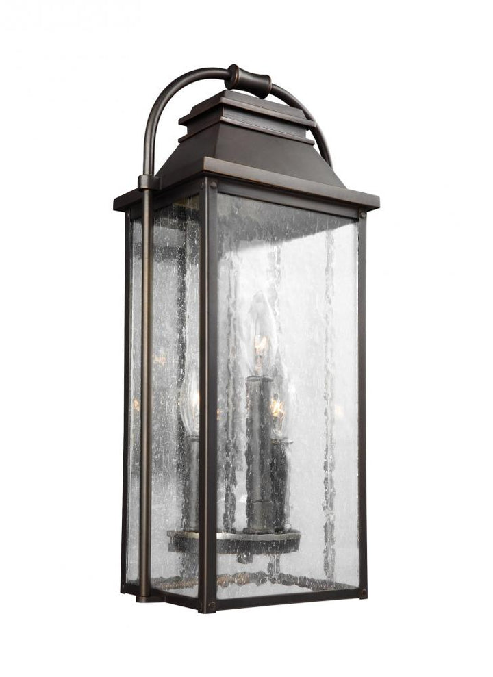 Generation Lighting - Feiss 3 - Light Outdoor Wall Lantern OL13200 Outdoor Wall Lights Generation Lighting Bronze  