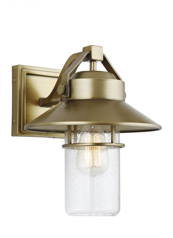 Generation Lighting Light Outdoor Wall Lantern OL13901 Outdoor Wall Lights Visual Comfort Studio Collection Brass  