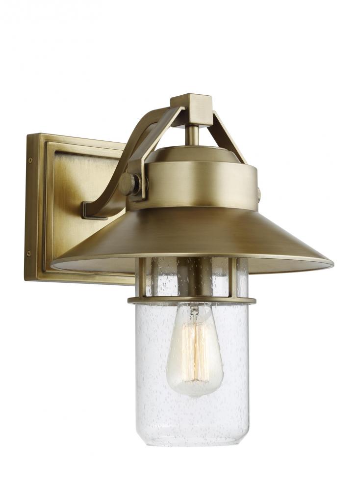 Generation Lighting Light Outdoor Wall Lantern OL13902 Outdoor Wall Lights Visual Comfort Studio Collection Brass  