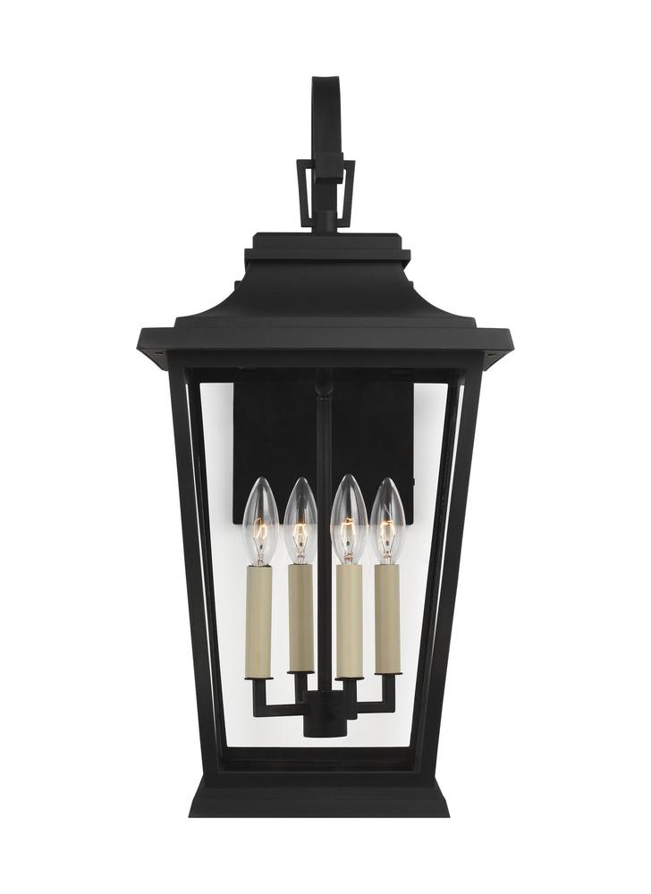 Generation Lighting - Feiss 4 - Light Outdoor Wall Lantern OL15403TXB Outdoor Wall Lights Visual Comfort Studio Collection Black  