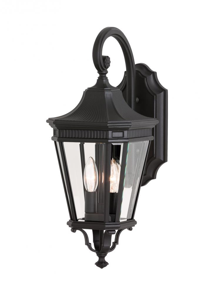 Generation Lighting - Feiss 2 - Light Wall Lantern OL5401 Outdoor Wall Lights Generation Lighting Black  